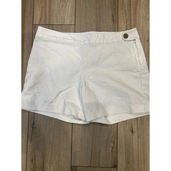 Lilly Pulitzer Women’s Alessi Stretch Short Resort White Size 6 - Picture 1 of 7